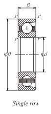 Angular contact ball bearing 2