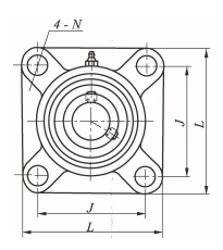 Insert bearing unit square-flanged type UCFU2 1